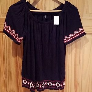 Ladies Peasant Top